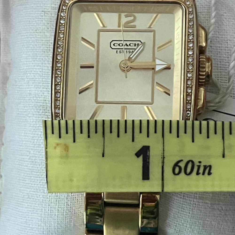 Ladies Coach Gold Watch - Picture 7 of 8